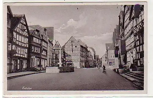 37869 Ak Fritzlar Strassenansicht 1942