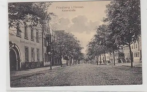 37829 Feldpost Ak Friedberg in Hesse Kaiserstrasse 1915