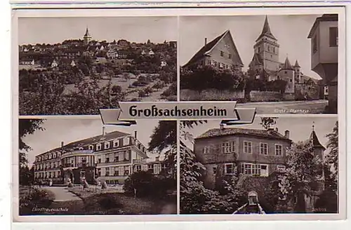 37816 Multi-image-Ak Grossachsenheim Femmeschule, etc. 1940