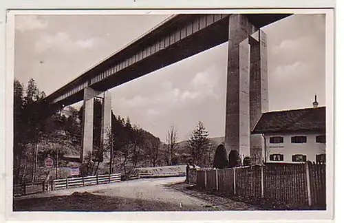 37815 Ak Mangfallbrücke der Reichsautobahn München 1935