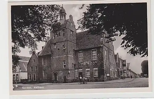 37793 Ak Norden Mairie Hôtel de ville vers 1940