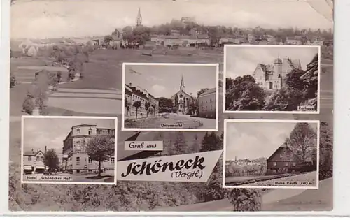 37733 Mehrbild Ak Gruß aus Schöneck im Vogtland 1962