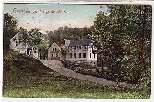 37718 Ak Gruß aus der Margaretenmühle 1909
