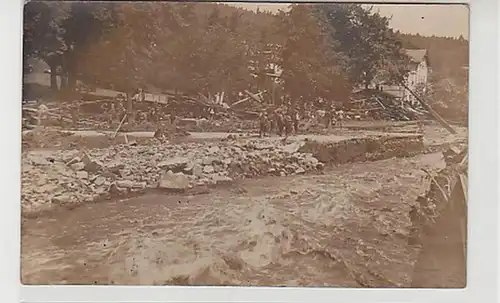 37712 Foto Ak Glashütte Unwetterkatastrophe 1927