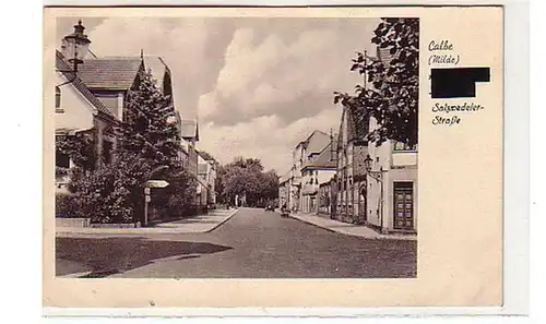 37690 Ak Calbe à la Milde Salzwedelerstraße vers 1940