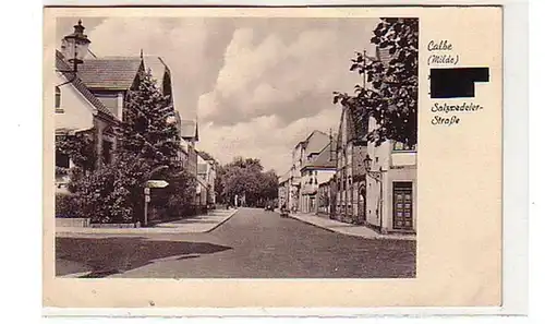 37690 Ak Calbe an der Milde Salzwedelerstraße um 1940