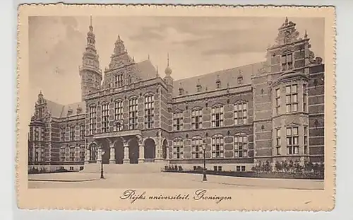 37630 Ak Groningen Université de Rijks vers 1910
