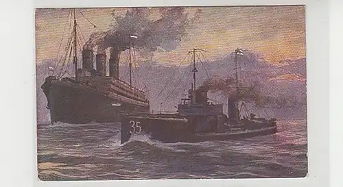 37624 Ak Torpedoboot kapert russ. Hilfskreuzer 1918