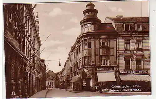 37581 Ak Crimmitschau Untere Silberstrasse um 1910