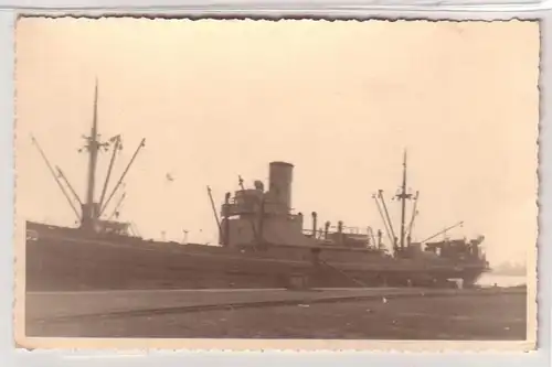 37564 Foto Ak Frachtdampfer um 1940