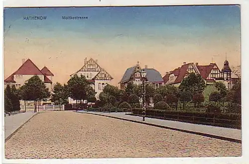37526 Ak Rathenow Moltkestrasse 1919