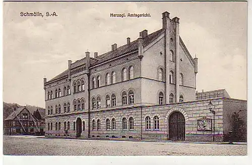 37513 Ak Schmölln S.A. Herzogl. Amtsgericht 1926