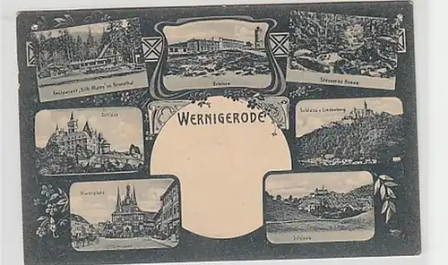 37503 Multi-image Ak Wernigerode vers 1910
