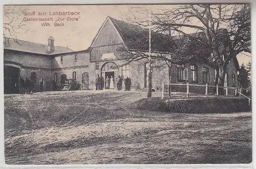 37483 Ak Salutation de Lohbarbeck Kreis Steinburg Gastwirtschaft 1918