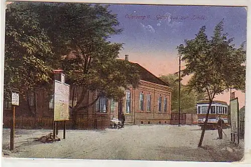 37484 Ak Oderberg Gasthaus zu Linde um 1915