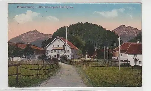 37468 Ak Graswang bei Oberammergau Obernbayern 1926