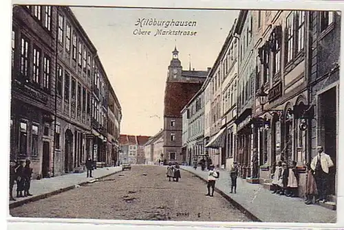 37456 Ak Hildburghausen Higher Marktstrasse 1908