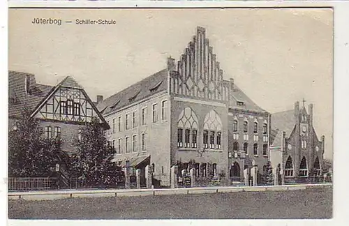 37417 Ak Jüterbog Schiller Schule 1937
