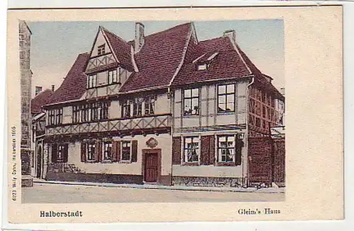 37409 Ak Halberstadt Gleim's Haus um 1900