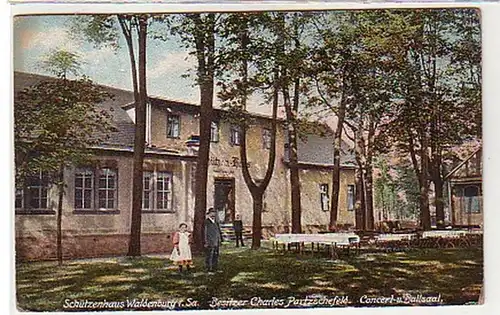 37397 Ak Waldenburg in Sachsen Schützenhaus 1911