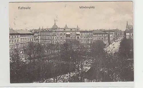 37396 Ak Kattowitz Wilhelmsplatz 1910