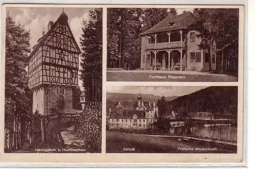 37354 Ak Mühlberg Elbe vom neust. Kirchturm um 1920