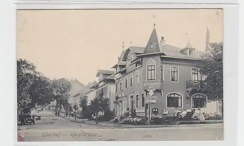 37339 Ak Oberhof Hauptstraße Konditorei um 1917