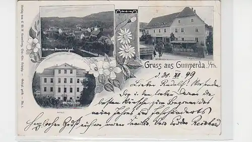 37329 Mehrbild Ak Gruß aus Gumperda in Thür. 1899