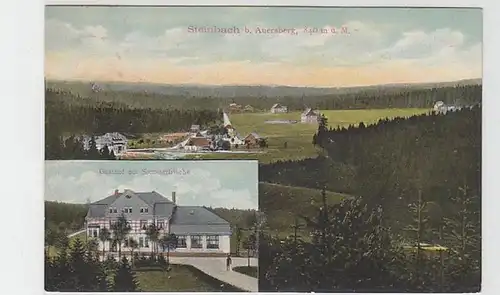 37319 Mehrbild Ak Steinbach bei Auersberg Gasthof 1910