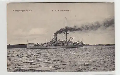 37311 Ak Kriegsschiff S.M.S. Württemberg um 1915