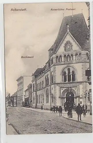 37298 Feldpost Ak Halberstadt Kaiserliches Postamt 1915