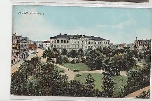 37297 Ak Döbeln in Sachsen Körnerplatz 1913