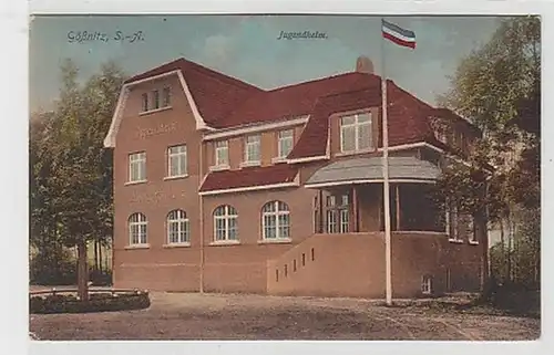 37283 Ak Gößnitz S.-A. Jugendheim 1920
