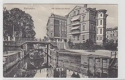 37269 Ak Rathenow am Schleusen Kanal 1911