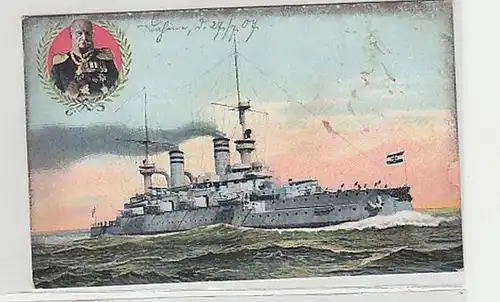37256 Ak Kriegsschiff S.M.S. Kaiser Wilhelm I, 1907