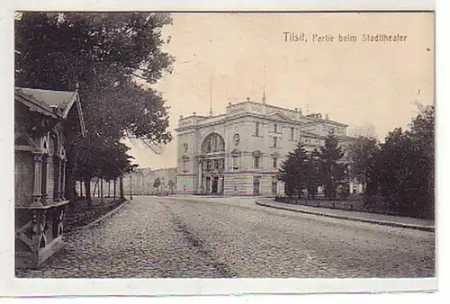 37255 Ak Tilsit Partie au théâtre de la ville 1915