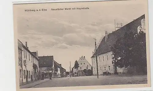 37245 Ak Mühlberg (Elbe) Neustädter Markt & Haynstraße