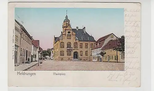 37234 Ak Heldrungen Marktplatz 1907