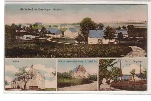 37205 Mehrbild Ak Müdisdorf im Erzgebirge um 1920
