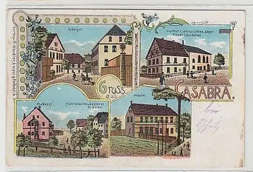 37196 Ak Lithographie Gruß aus Casabra 1906