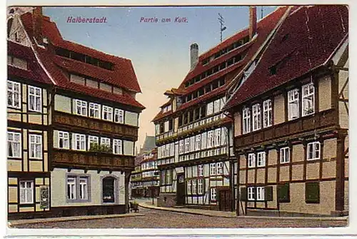 37181 Ak Halberstadt Partie am Kulk vers 1920