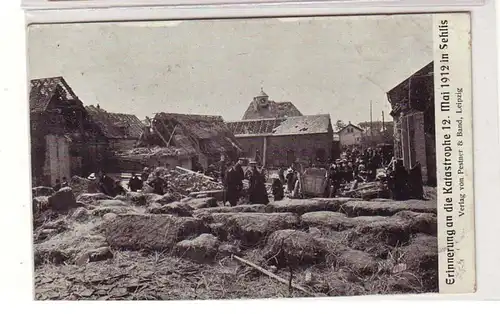37111 Ak Erinnerung an die Katastrophe in Sehlis 1912