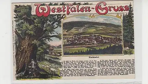 37105 Feldpost Ak Westfalen Gruss Ottbergen 1918