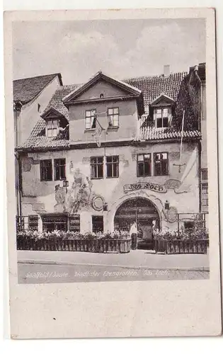 37098 Ak Saalfeld/ Saale Ville des Grottes des Fées "Le Loch" vers 1940