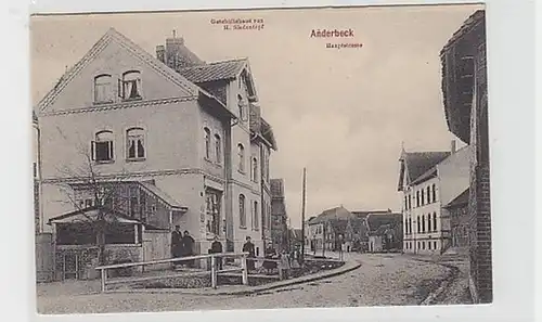 37044 Ak Anderbeck Hauptstrasse Geschäftshaus um 1930