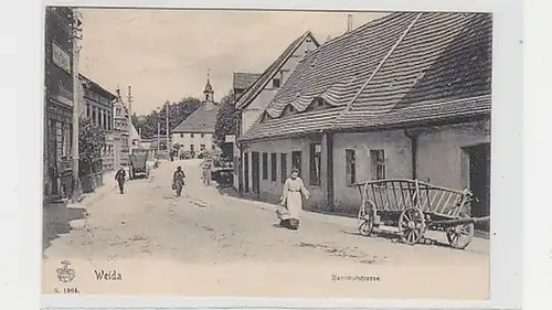 37019 Ak Weida Bahnhofstraße um 1910