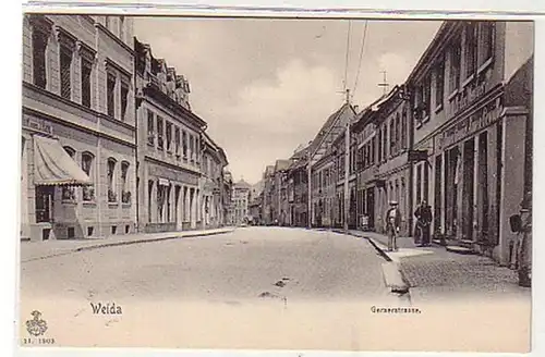 36995 Ak Weida Geraerstraße um 1910