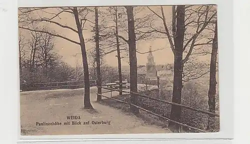 36990 Ak Weida Paulinenhöhe mit Blick auf Osterburg1930