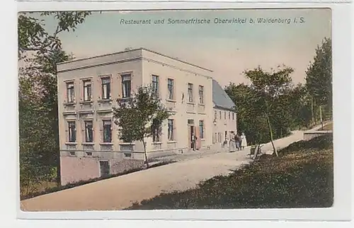 36978 Ak Restaurant Oberwinkel bei Waldenburg 1911