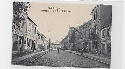 36958 Ak Mühlberg a. Elbe impérial Postamt 1939